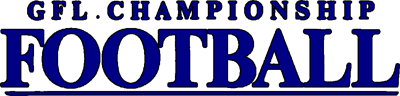 GFL Championship Football logo for ZX Spectrum
